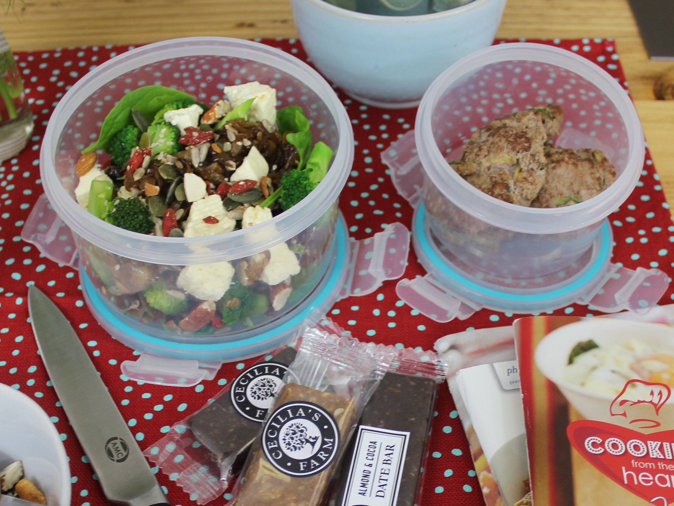 Broccoli & caramalised onion salad